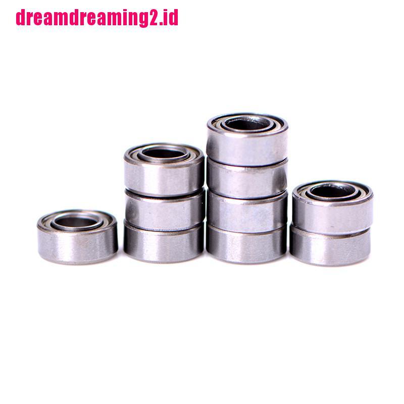 （✔✔❤10pcs MR105ZZ L-1050 MR105 deep groove ball bearing Miniatur Ukuran 5x10 X 4mm