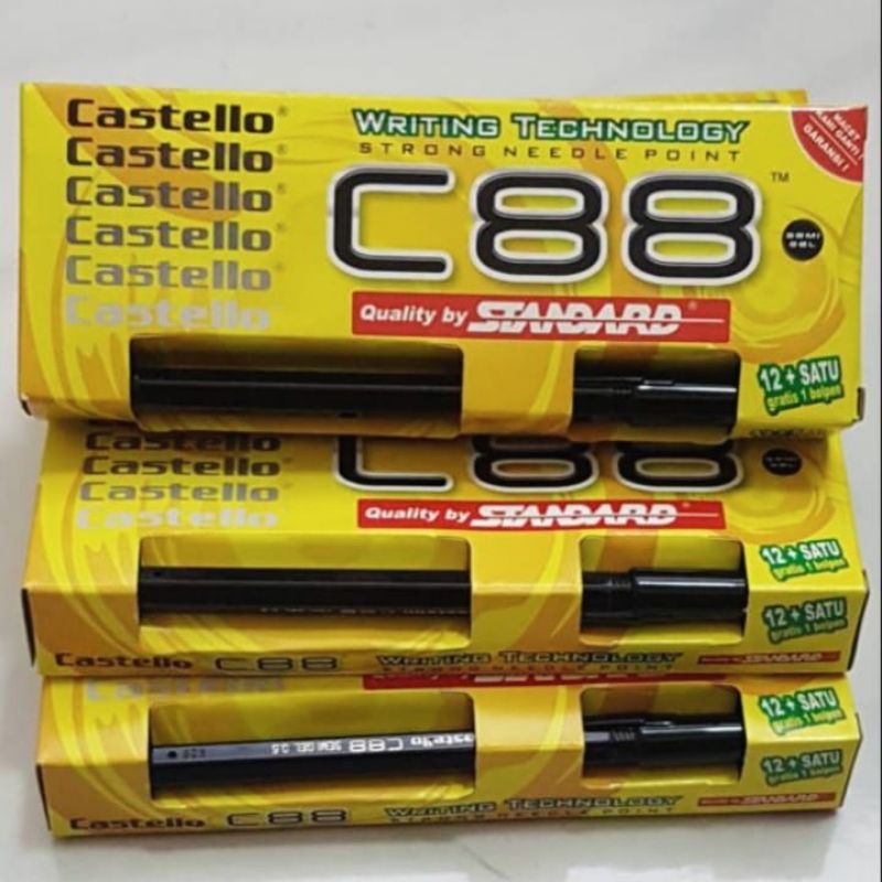 

Balpen Standar C 88 Castelo ( 13) bonus 1 pcs