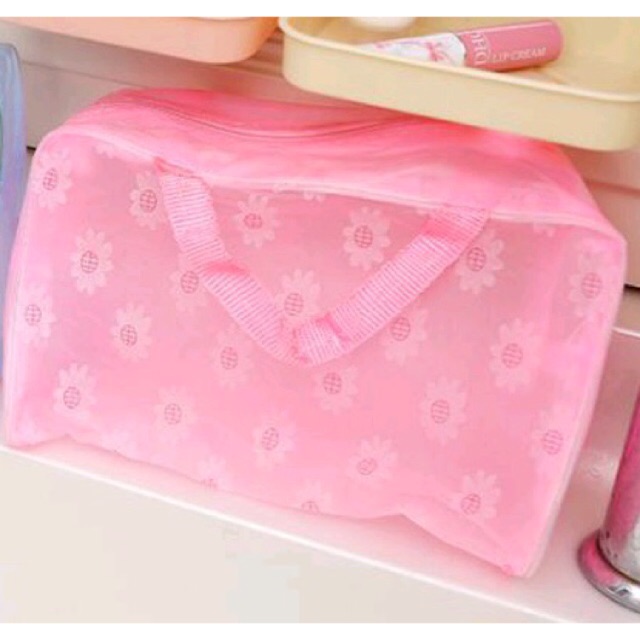 Tas Kosmetik / Pouch Kosmetik / Pouch Makeup / Pouch Makeup / Pouch Transparan