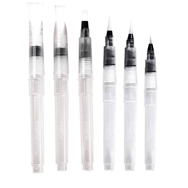 

Tren Kekinian.. Kaikki Water Pen Set - Kuas Pena untuk Cat Air (Isi 6)