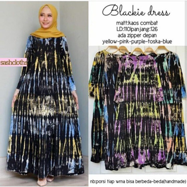BAJU TIDUR ANAK DEWASA COWOK CEWEK KKIK / Gamis kaos tiedy blackies grosir baju batik murah