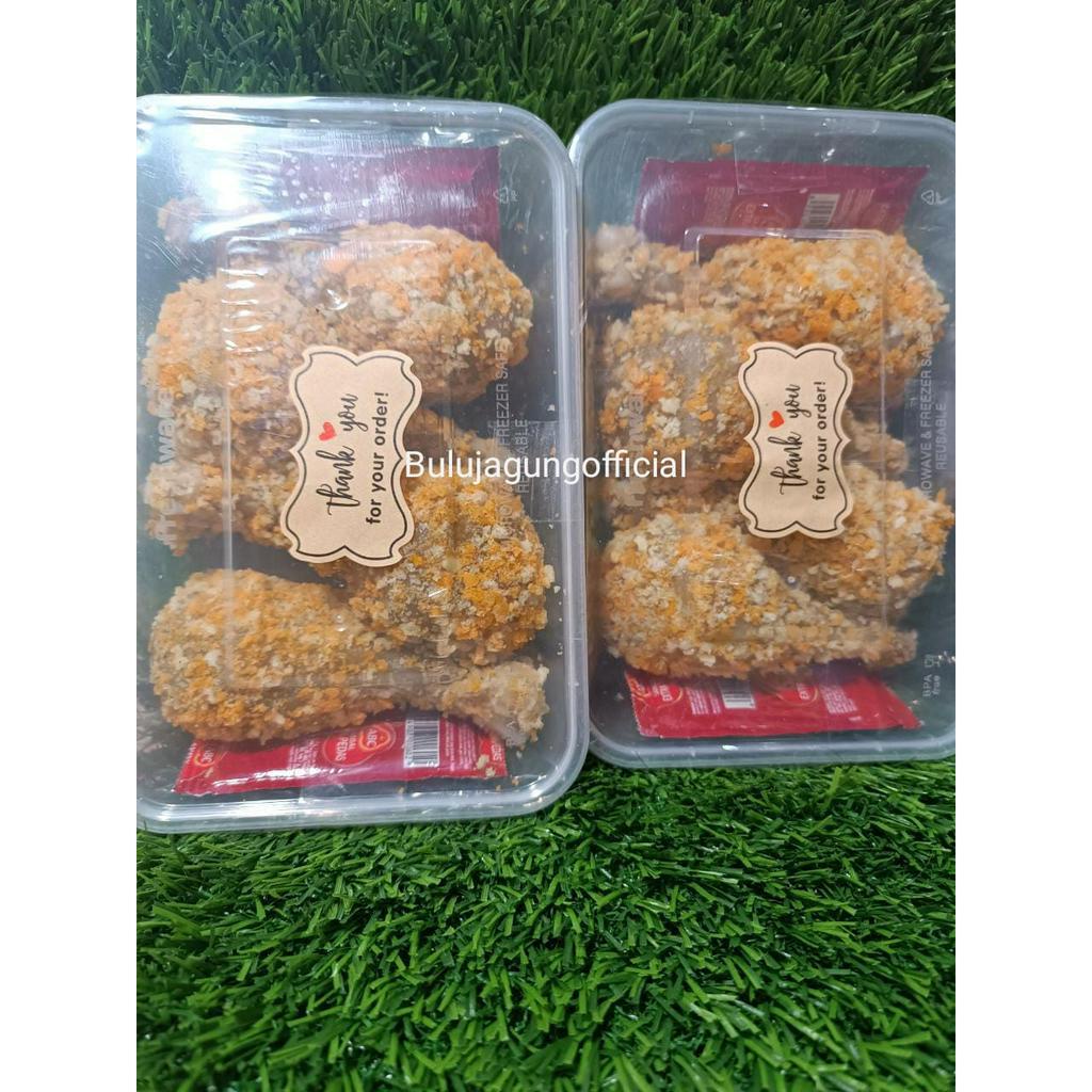 Cemilan Citul Aci Tulang Mantul isi Suwir Ayam Pedas Homemade isi 4 Buah