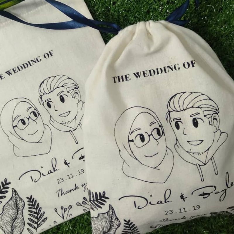 POUCH SERUT / TAS SERUT / SOUVENIR PERNIKAHAN
