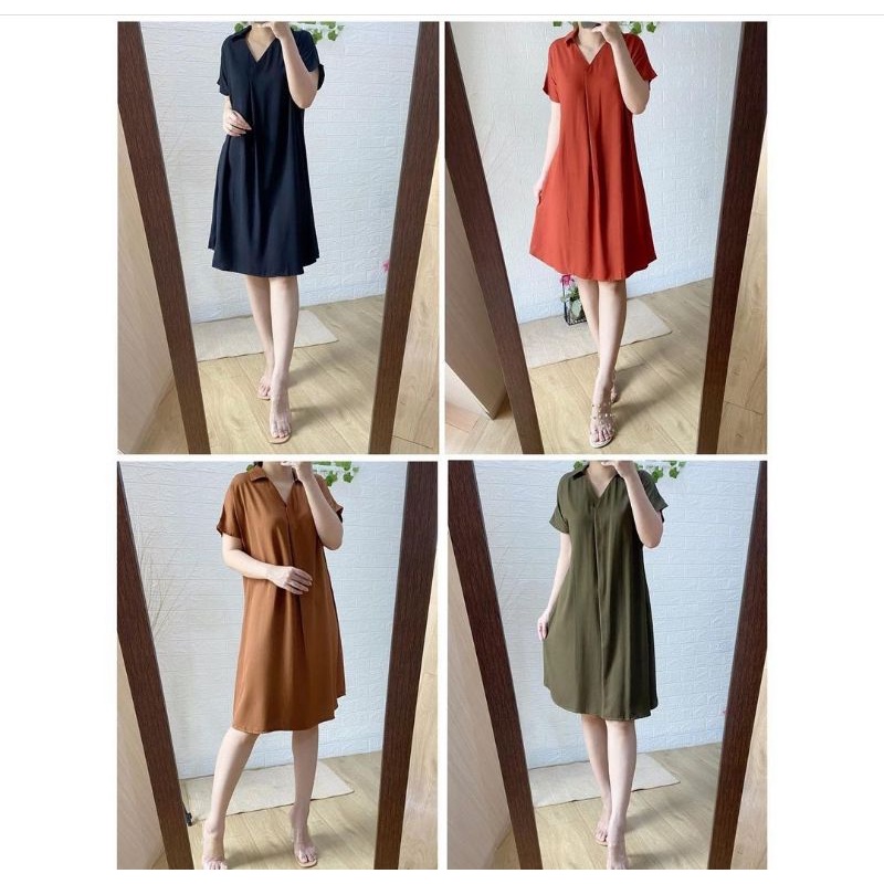 DRESS WANITA KIMMIE/DRESS SANTAI/DRESS FIT XL