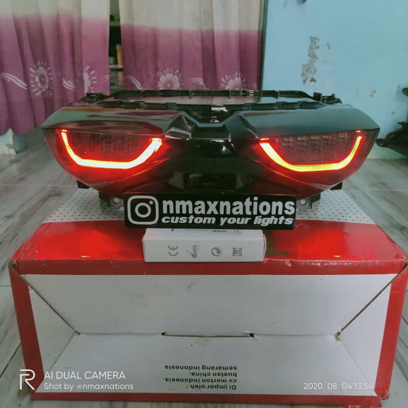 lampu stop stoplamp nmax new model xmax custom