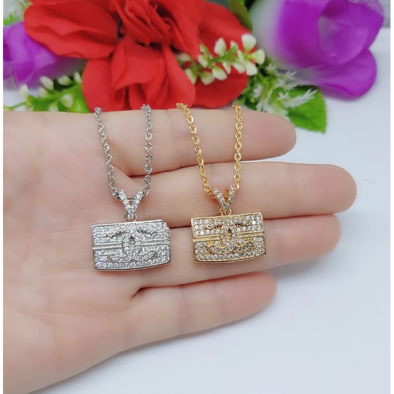 Set Kalung+Liontin kotak Xuping permata terbaru 55