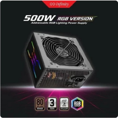 PSU INFINITY 500 WATT (BRONZE) RGB