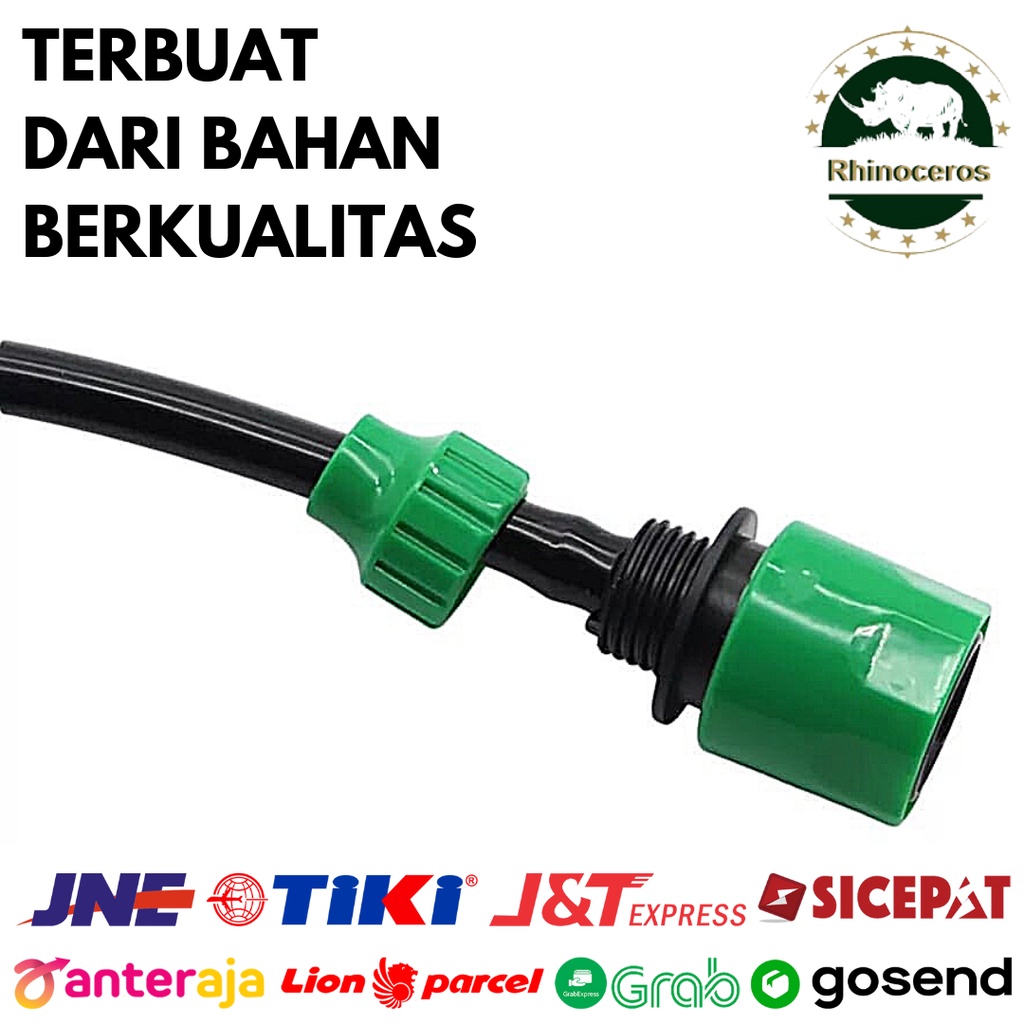 Sambungan Selang Air 3/8&quot; Pompa DC 12V Quick Release Cuci Mobil Motor