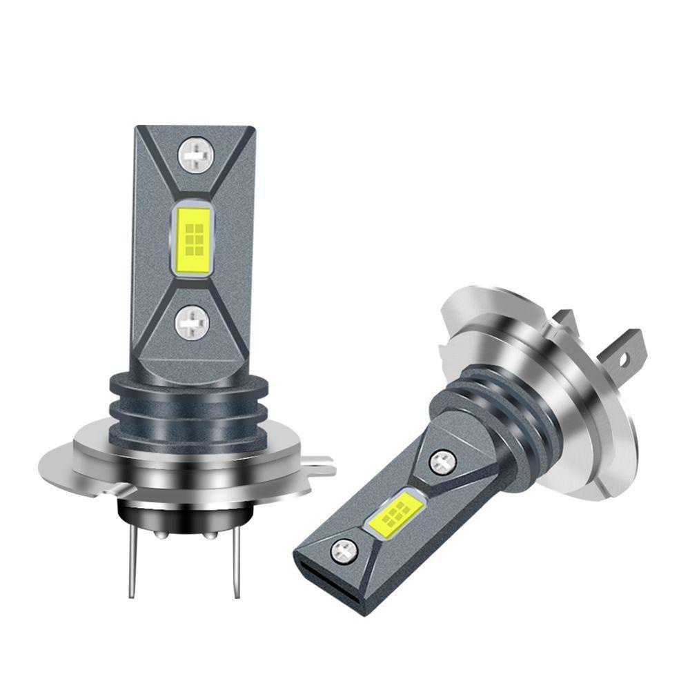 Populer 2pcs Lampu Kabut Mobil Biru Hi/Low Kit Beam COB LED Super Terang DRL