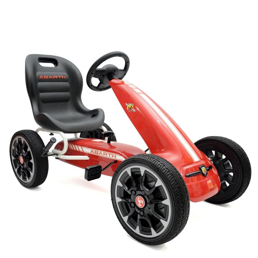 Mobil Mainan Anak Go Kart Kayuh Junior TR 9388 Go Kart Abarth Merah