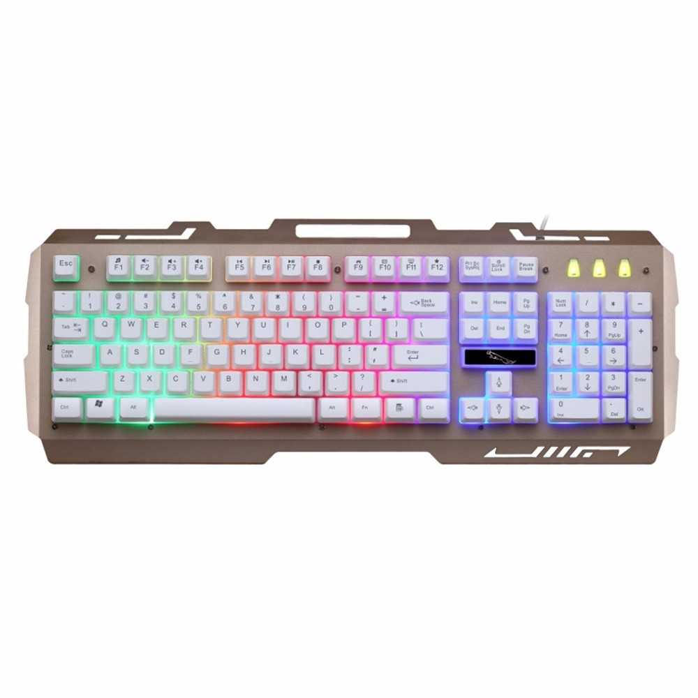 Keyboard Gaming Leopard G700 RGB LED USB Bukan Keyboard Mechanical