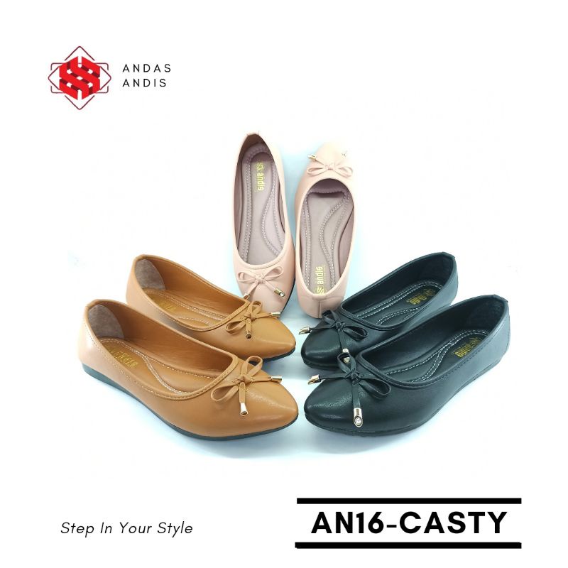 Andas Andis - Sepatu Flatshoes Wanita Casty