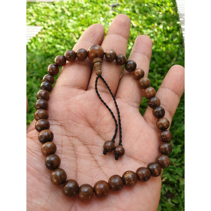 Tasbih gaharu isi 33 butir tasbih asli gaharu 100%