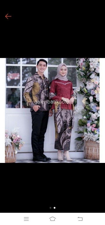 Maura Couple - Sania Ruffle Batik Couple Ori Ndoro Jowi Dnt Garansi Termurah Shopee - Batik Couple