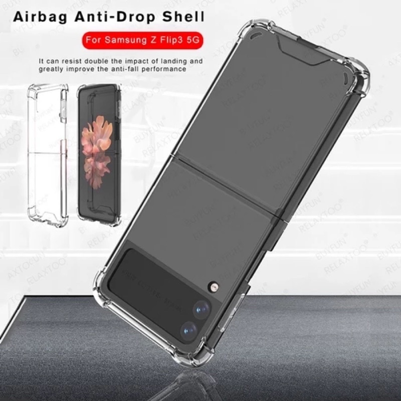 CASE Ultra-thin Shockproof Shell For Samsung Z Flip3 5G Acrylic