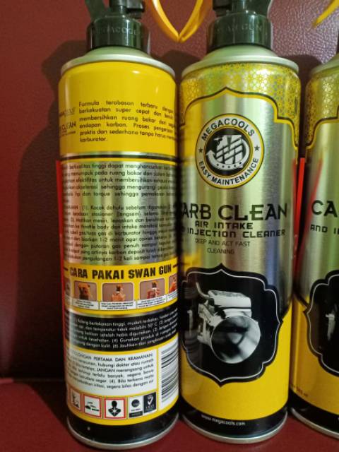 Carb Clean Carburator Cleaner and Injector Cleaner Megacools - 500ml