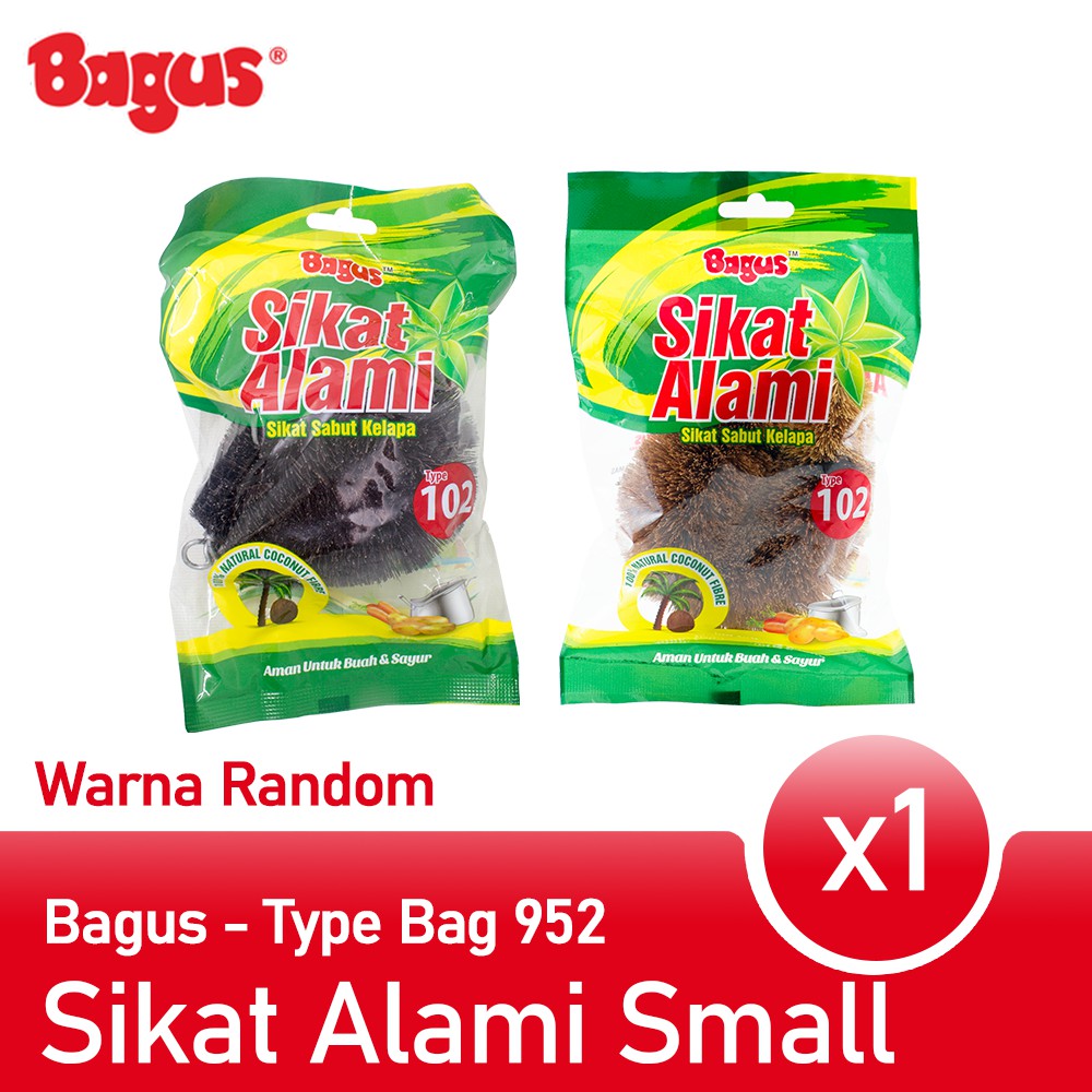 BAGUS Sikat Alami Bag Small Sikat Dapur Buah Peralatan masak 952