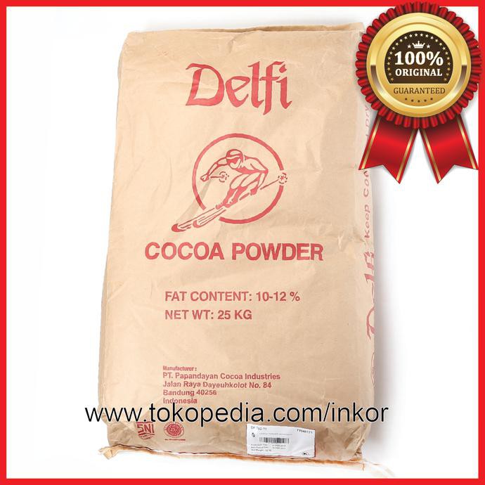 

31.87-Kue- Coklat Bubuk Delfi Df760 Cocoa Powder 1Kg -Terlengkap-Termurah-Dijamin.