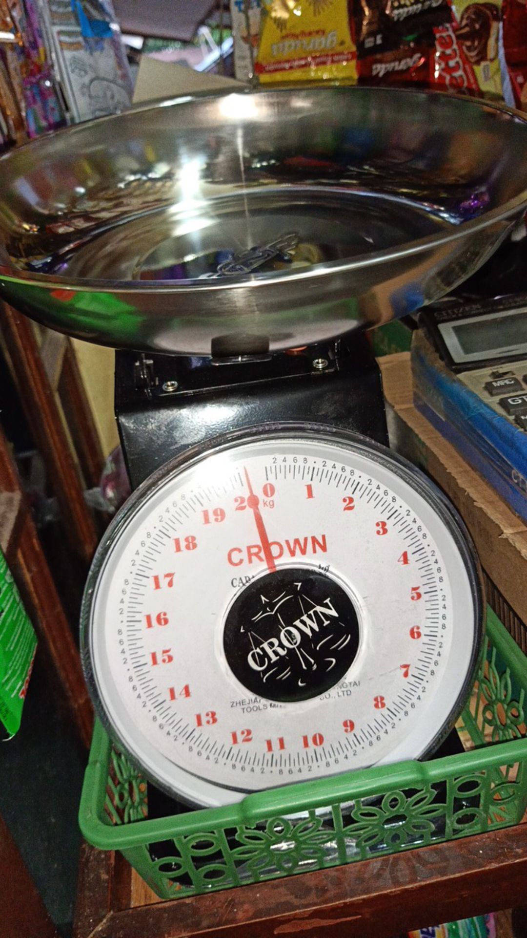 Timbangan Duduk/timbangan Manual/timbangan Buah Crown 15 Kg