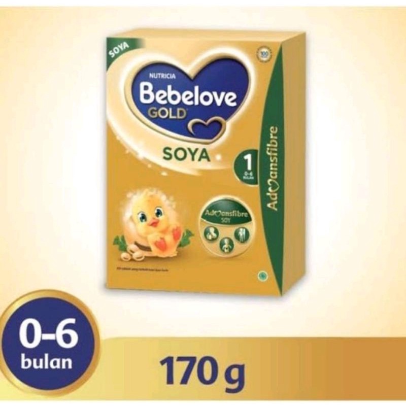 Bebelove Gold Soya 1 Untuk 0-6 Bulan 170 Gram