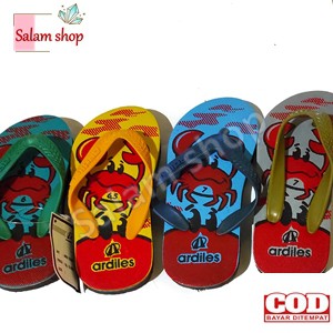 Sandal Jepit Anan Hits Sandal jepit Anak Unisex Cewek Cowok Ardiles Crab