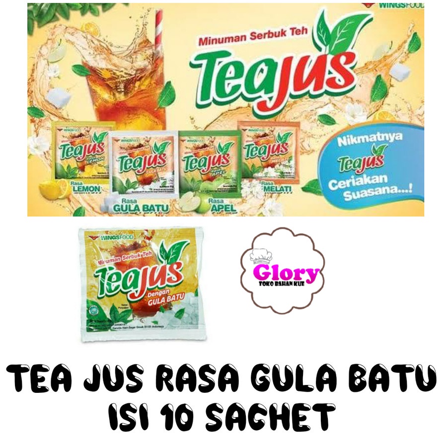 

tea jus gula batu 10 sachet