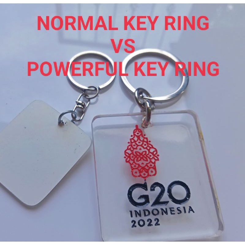 Durable Keychain Souvenir of G20 Indonesia 2022