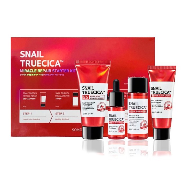 SOME BY MI Snail Truecica Miracle Repair Starter Kit SATUAN ORIGINAL serum toner cream gel cleanser