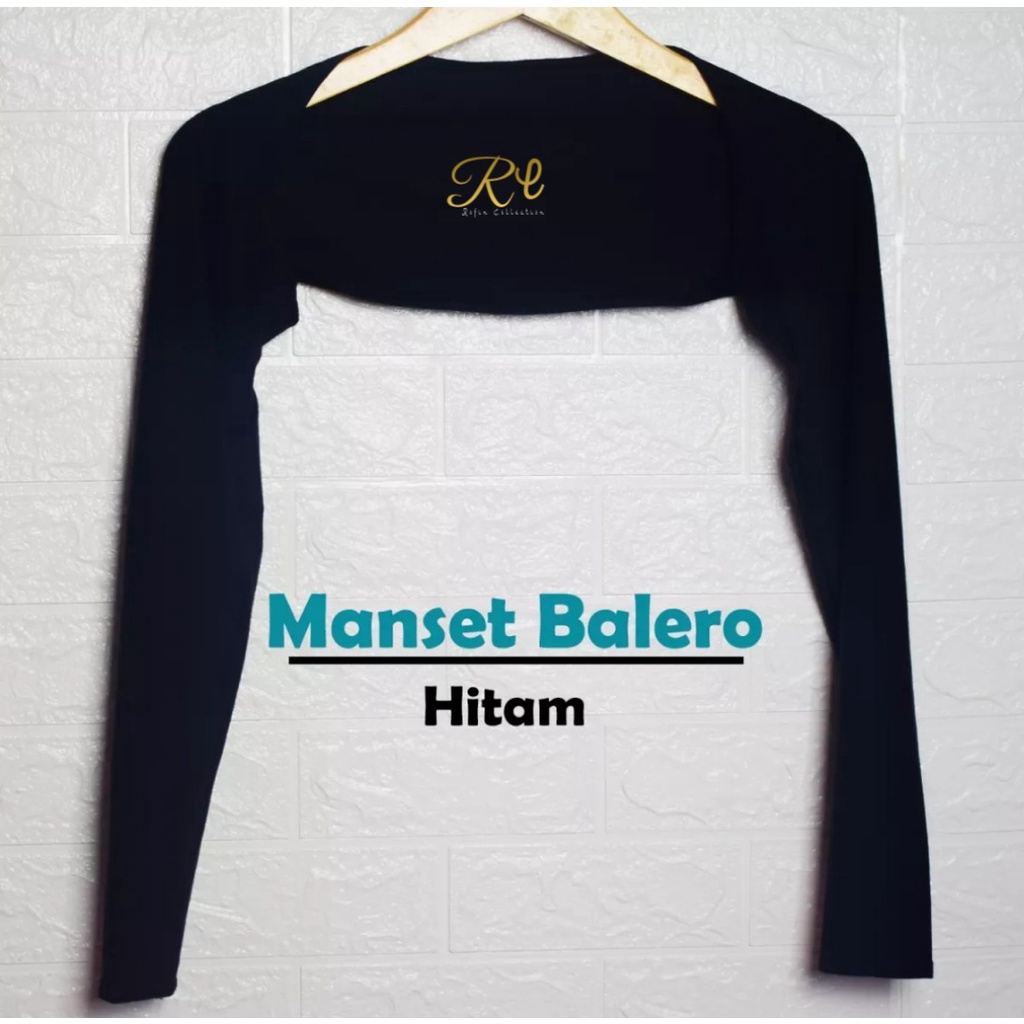 MANSET TANGAN COTRAY/MANSET SAMBUNG BOLERO-Hitam