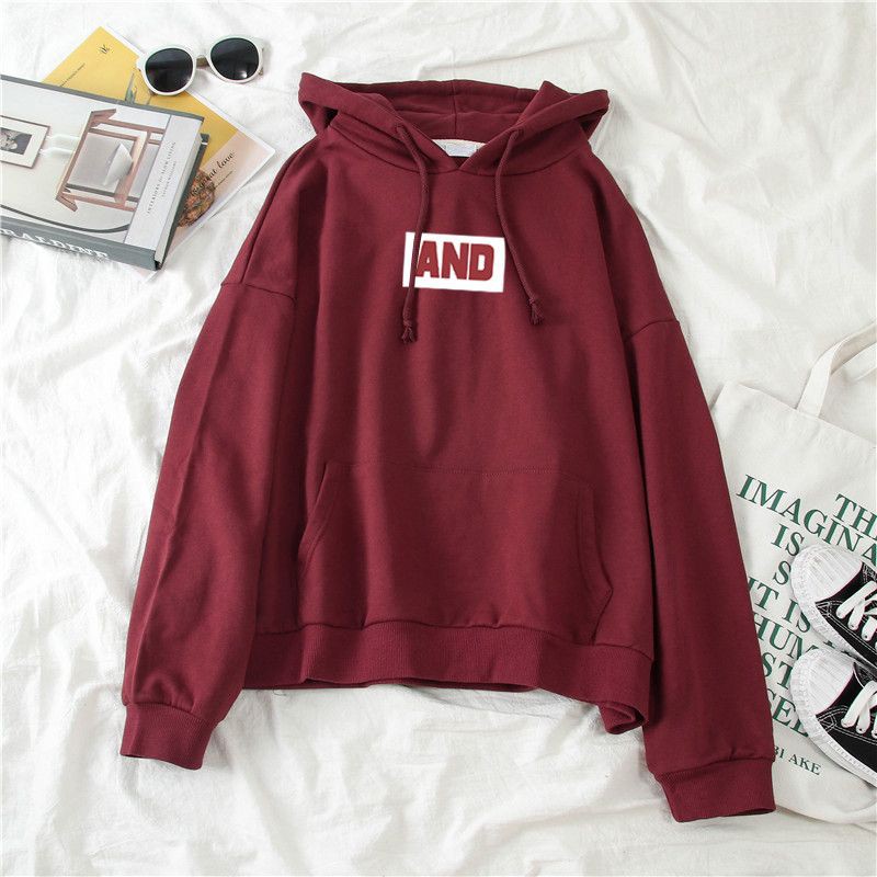 Hoodie Pria Wanita Korean Style And Simple Bahan Fleece