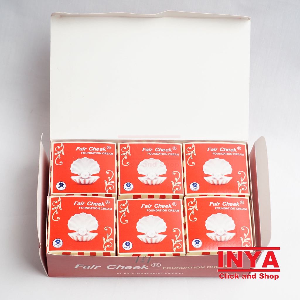 FAIR CHEEK Foundation Cream BOX 12x15gr - Krim Muka