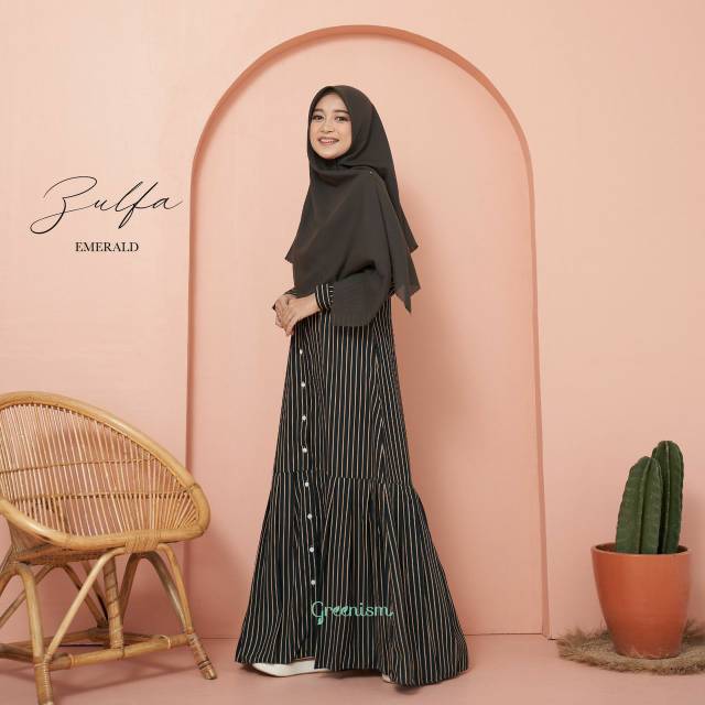 Zulfa Dress By Greenism