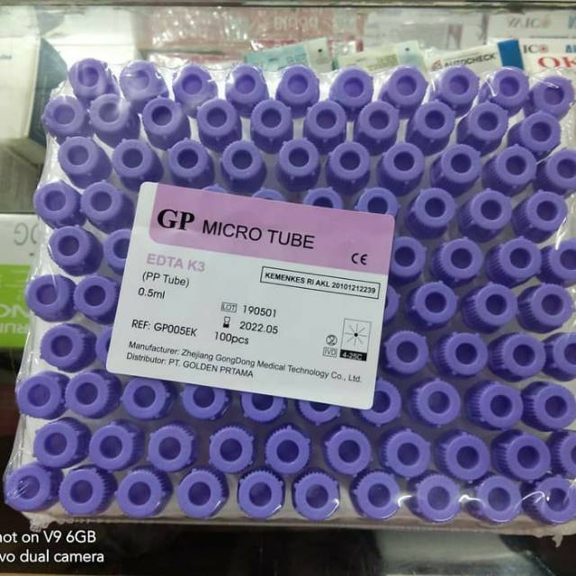 

Tabungan adta k3 0.5 ml GP MICRO TUBE