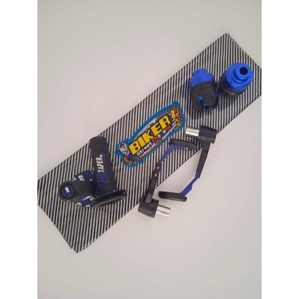 [PAKET JUMBO]Sarung Jok Kulit Biker Carbon Jumbo Plus Progaut Robot Plus Jalu as Plus Grip Protaper  Nmax - Lexy - Vixon - Xmax - Pcx - Aerox - Vario 150 - Vario 125 -Scoopy DLL