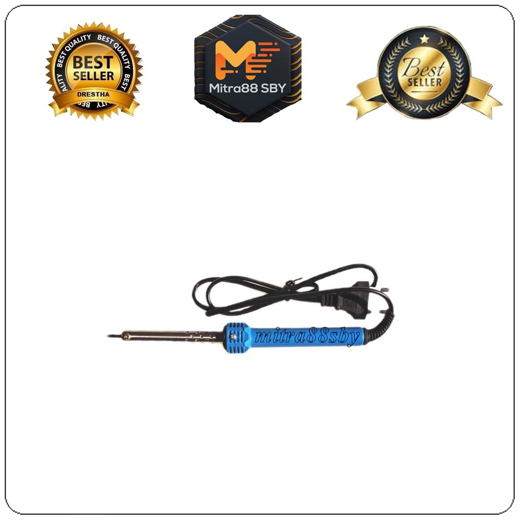 Mitra88sby solder ( soldering iron ) 30 w 40w dan 60w gagang kayu dan plastik