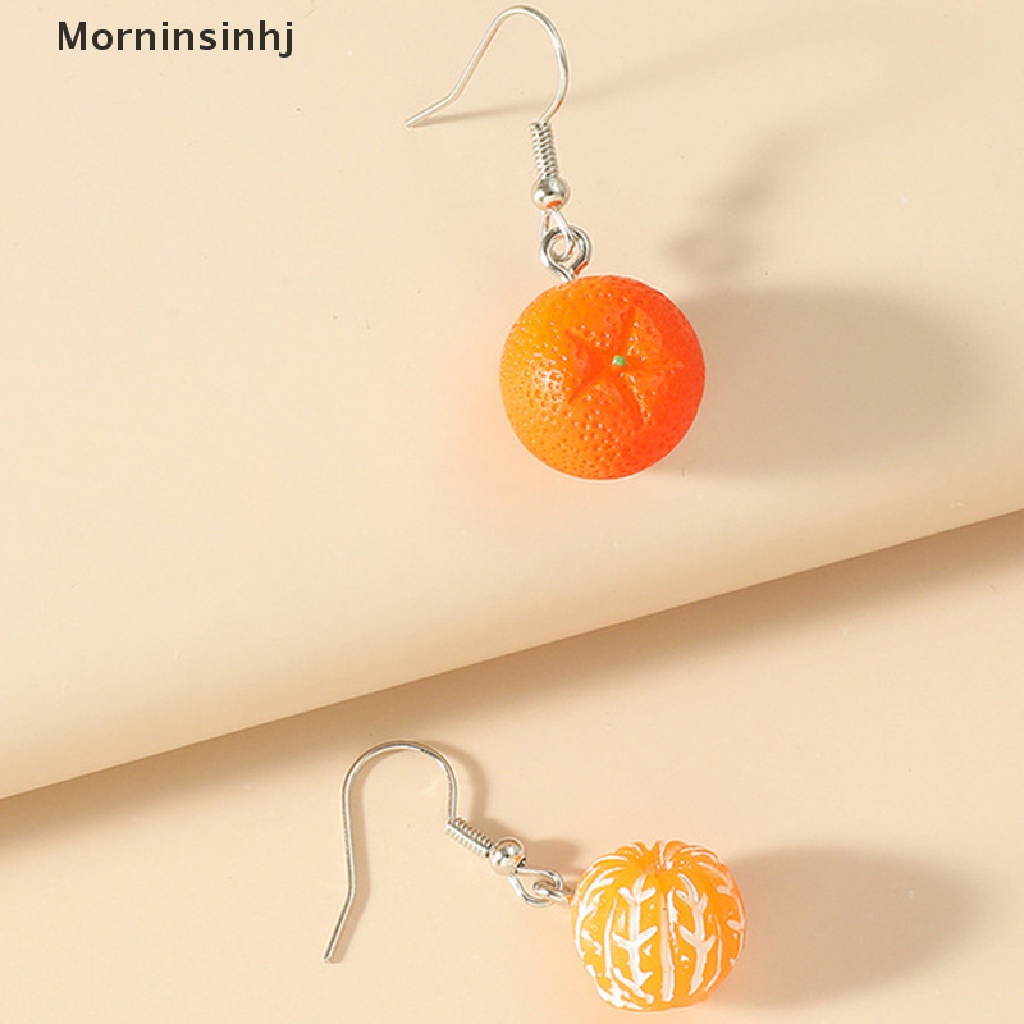 Mornin Korea Indah Buah Cangkir Teh Anting Kreatif Lucu Crystal Tea Cup Fun Earring id