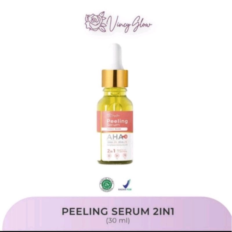 SERUM AHA PEELING VINCY GLOW INFUS WHITENING BOOSTER