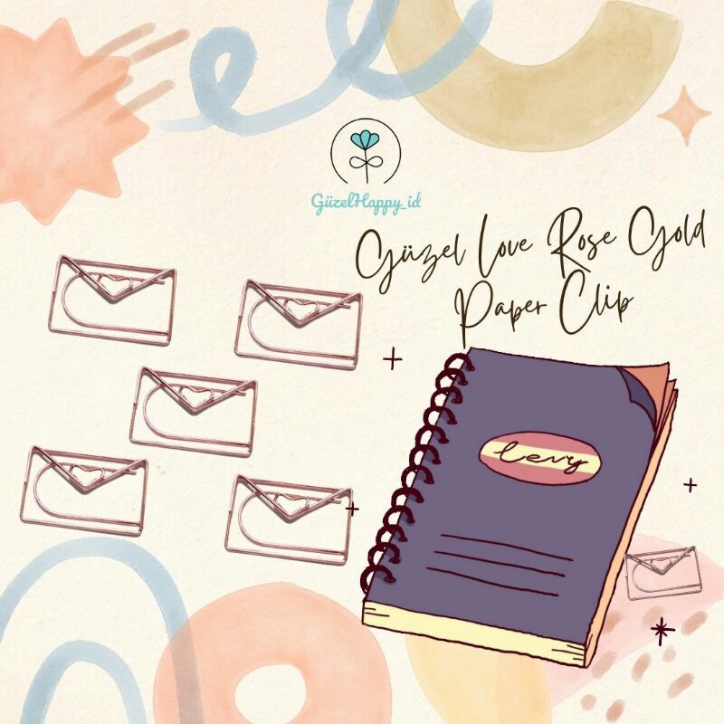 

Güzelhappy | Klip Kertas Bentuk Love / Hati