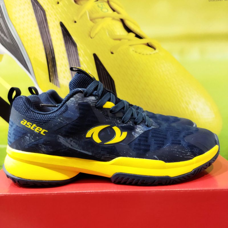 Sepatu Badminton - ASTEC Disrupt (M) - Navy/Yellow [ASCFWM1UB4BL] - Original (SIZE 44)