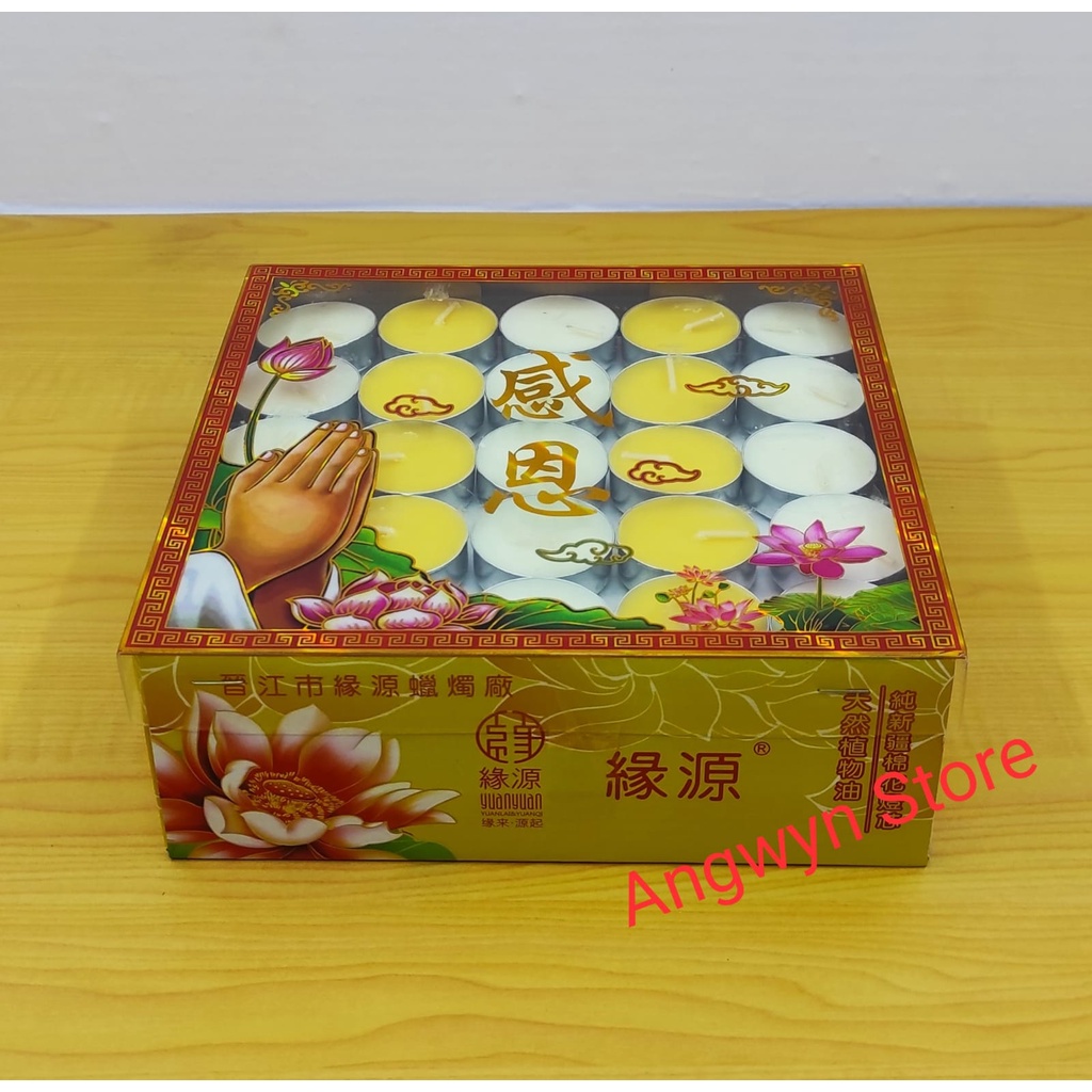 Lilin Tealight/ Lilin Aromaterapi/ Tealight Candle Aluminium GE isi100