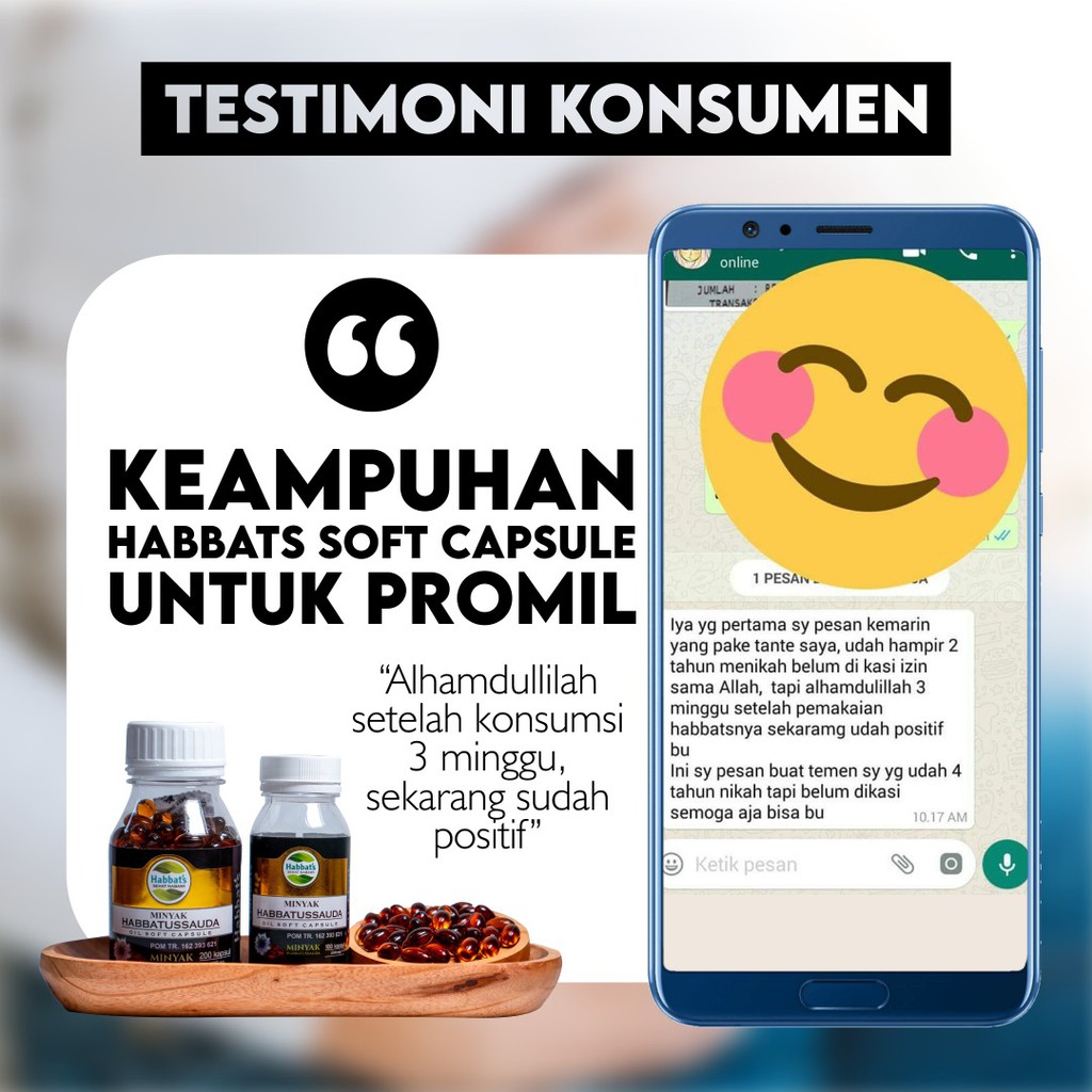 Habbatussauda Habatusauda Oil Soft Capsule Promil Suami Istri 200 Kapsul