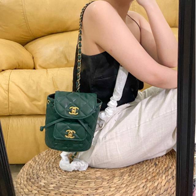 Tas Chanel Vintage Mini Backpack Premium