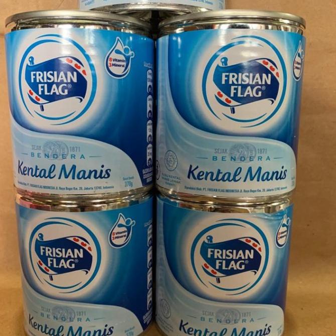

Susu Kental Manis Bendera / Frisian Flag Kaleng Putih