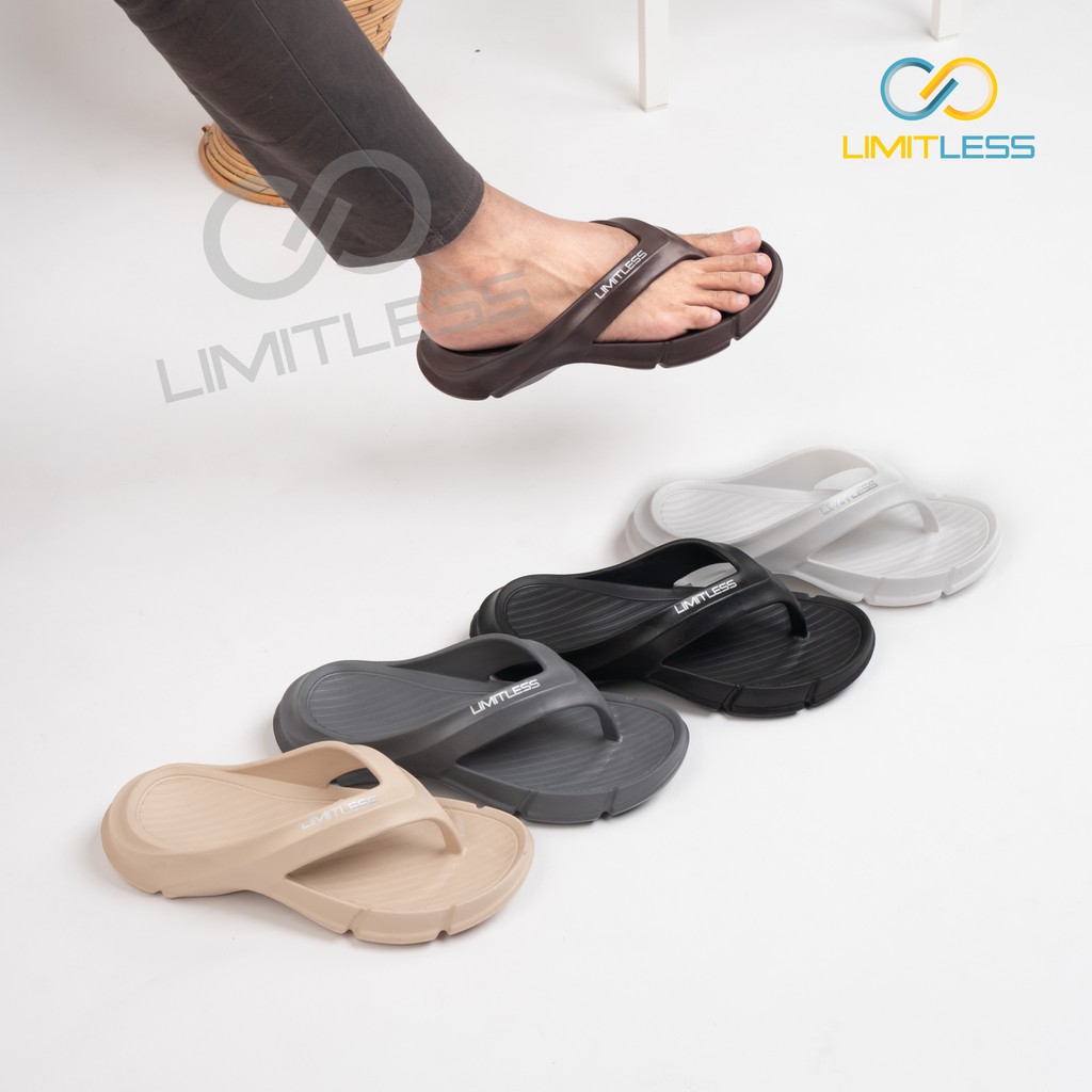 Sendal Pria Japit Dewasa Casual EVA Sandal Cowok Distro Limitless Karet Empuk Murah