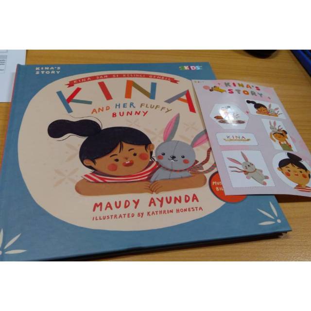 Kina and her fluffy bunny