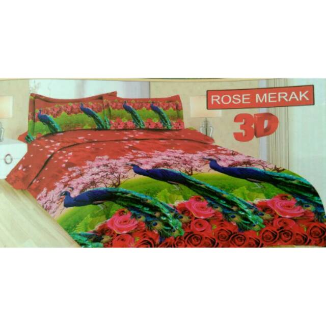 Sprei Bonita 3D Rose Merak