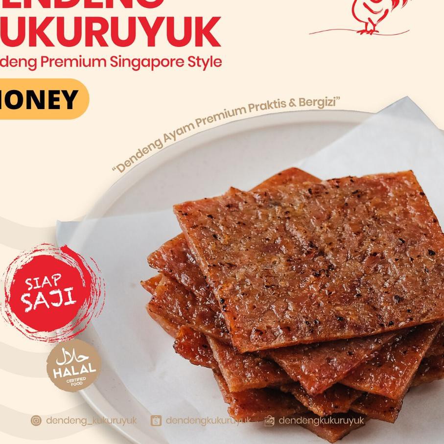 

Harga Bersahabat [PREMIUM] Rasa original (manis)- Dendeng Ayam Kukuruyuk RR4!!
