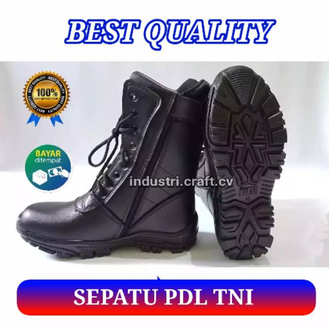 SEPATU PDL TNI POLRI SATPAM SECURITY BANSER MURAH BERKUALITAS SEPATU PDL LAPANGAN - LA01