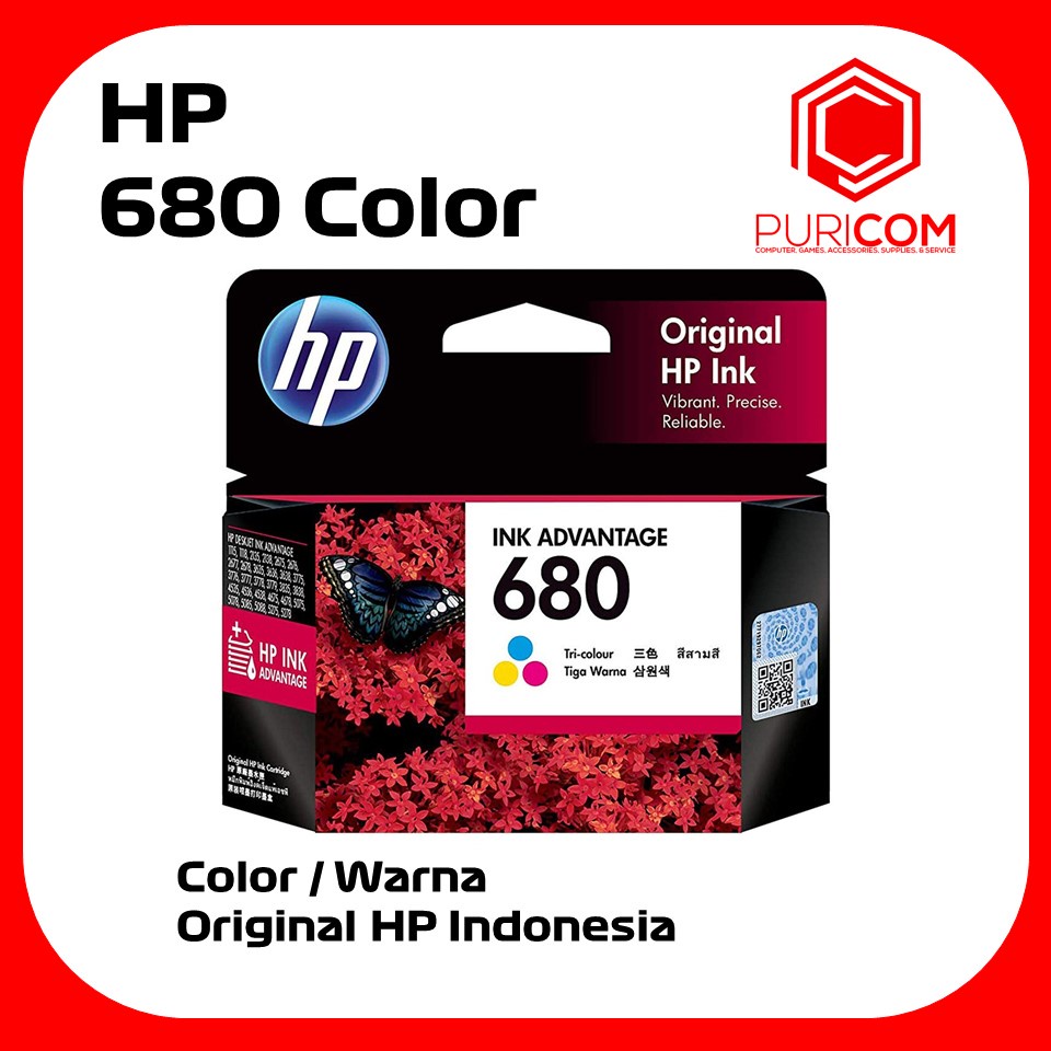 HP Cartridge 680 Tinta Printer Original Resmi HP Indonesia