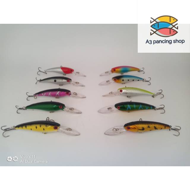 Umpan pancing casting/lure/minow 9cm MURAH minow casting minow sinking minow murah